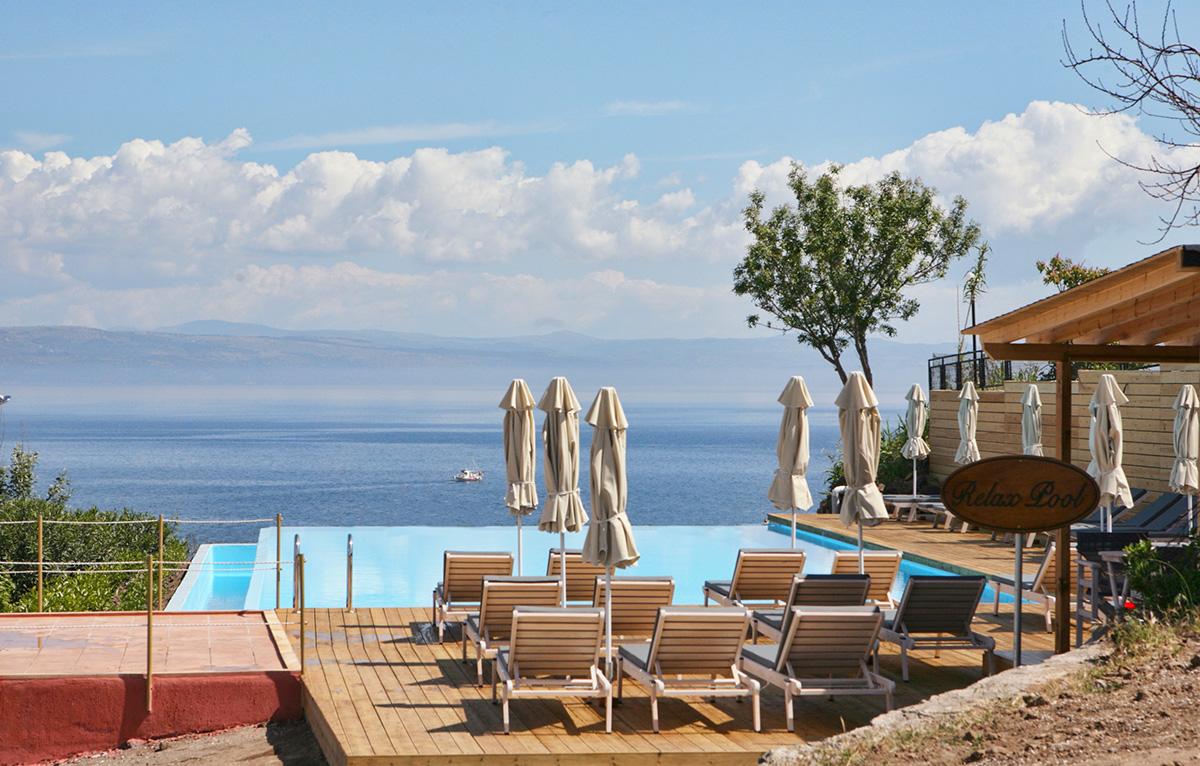 Belvedere Aeolis Hotel Mithimna Buitenkant foto